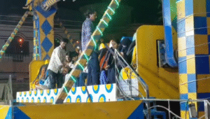 मानकों को ताक पर रखकर किया जा रहा प्रदर्शनी मेले का आयोजन |